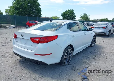 2015 Kia Optima Sx Turbo from USA, damaged, VIN 5XXGR4A60FG383315
